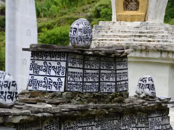 Mani Stones Buddhist Shrines Trek