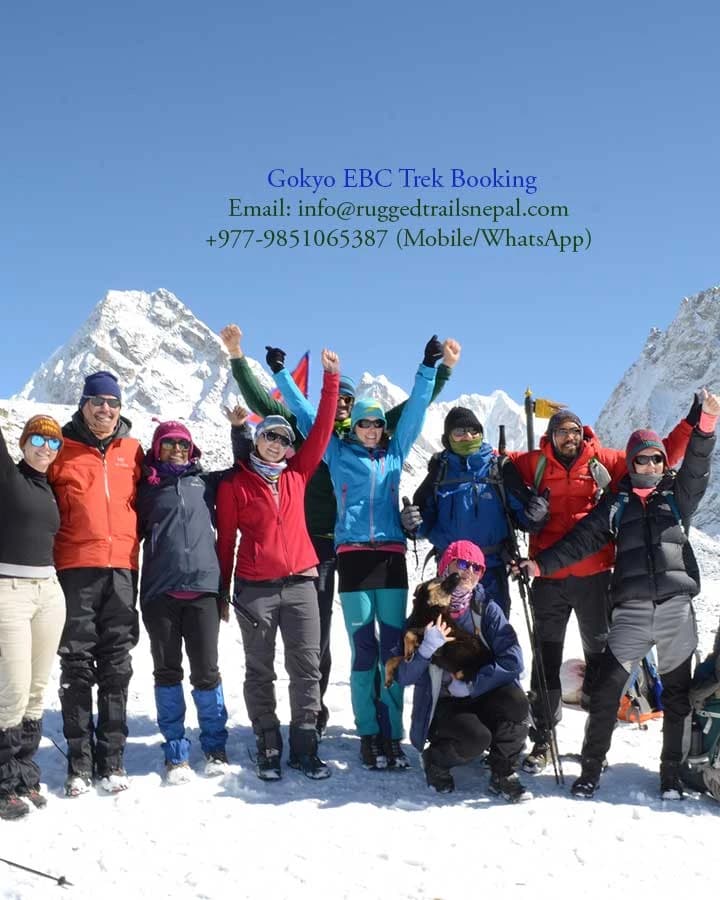 gokyo lake everest base camp trek booking