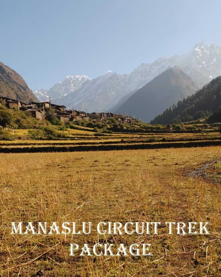 manaslu circuit trek package booking