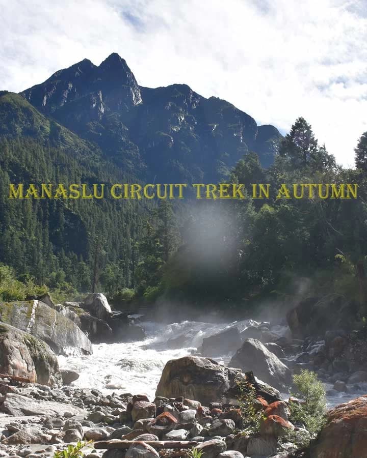 manaslu circuit trek season autumn