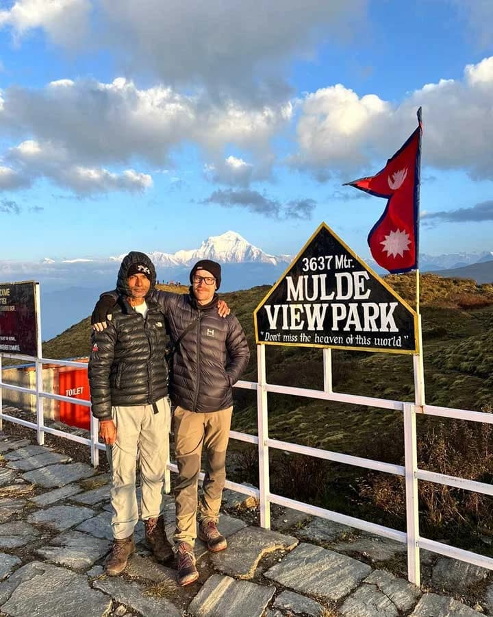 mulde hill viewpoint dobato annapurna trek