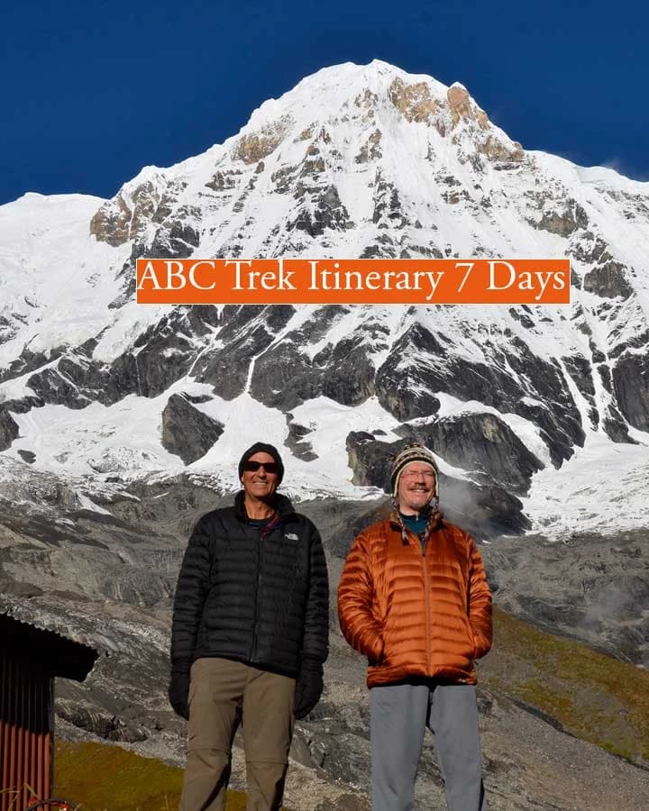 short annapurna base camp trekking 7 days