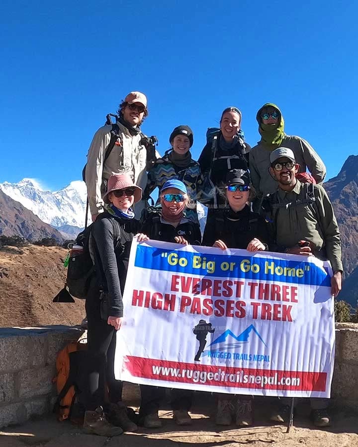 3 high passes trekking itinerary details