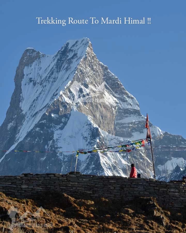 mardi himal trekking route
