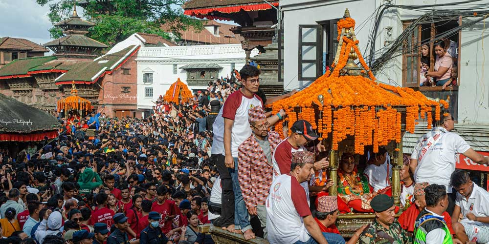 inauguration of indra jatra