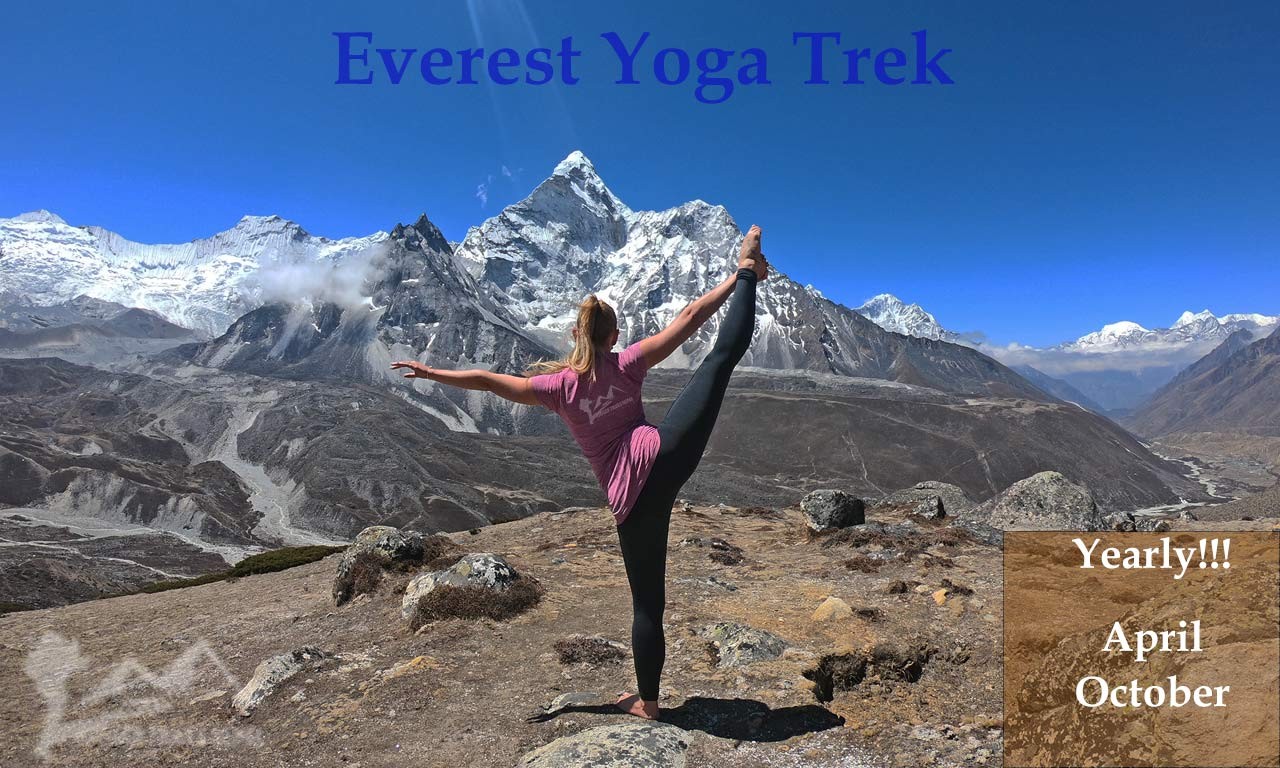 everest base camp trek with yoga in nepal