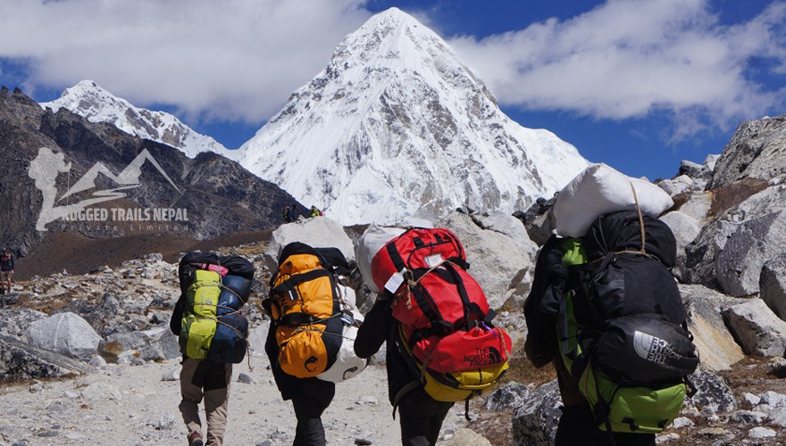 Everest Base Camp Trekking with Rugged Trails Nepal Mountain Team | 16 ...