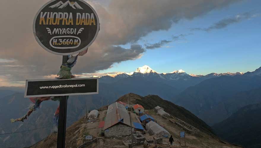 khopra danda short trek in annapurna