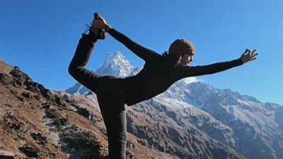 nepal yoga and meditation tour video