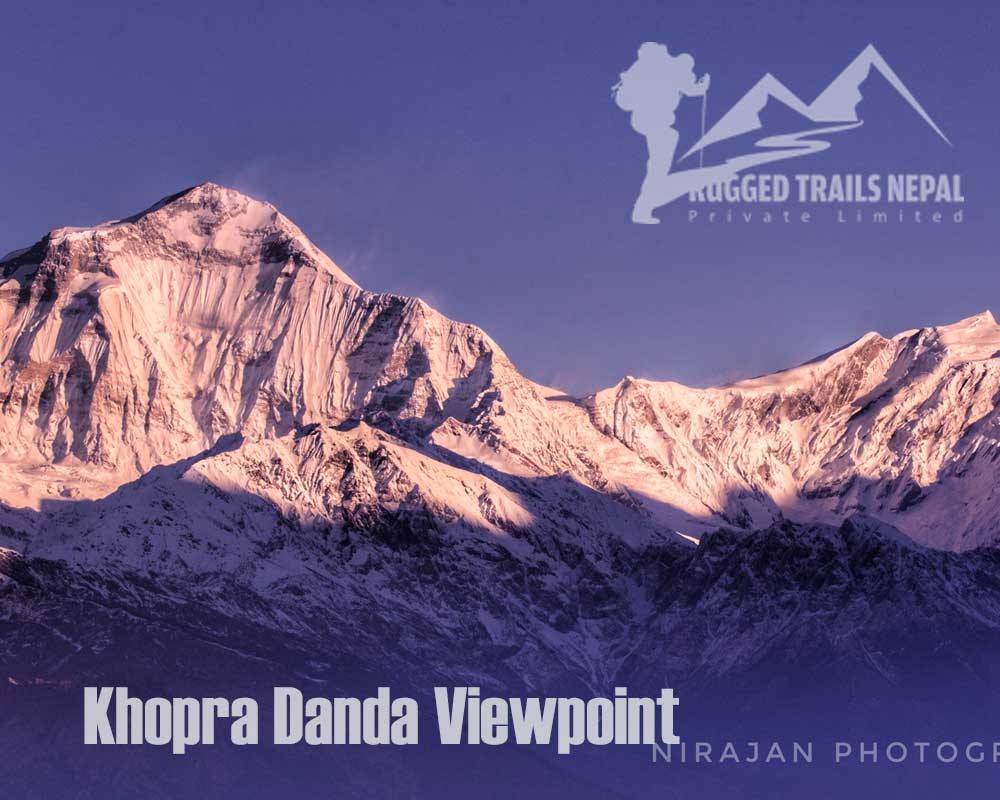beautiful morning view of Mt. Dhaulagiri
