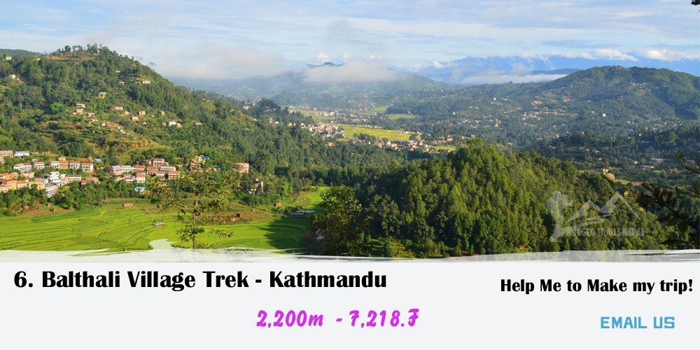 short treks in nepal balthali village
