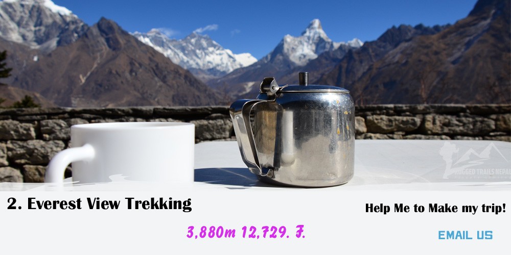 best short treks in nepal everest view