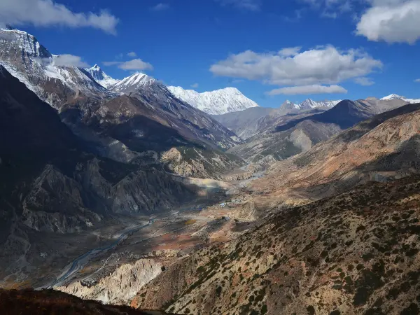 Annapurna Circuit Valley View 2