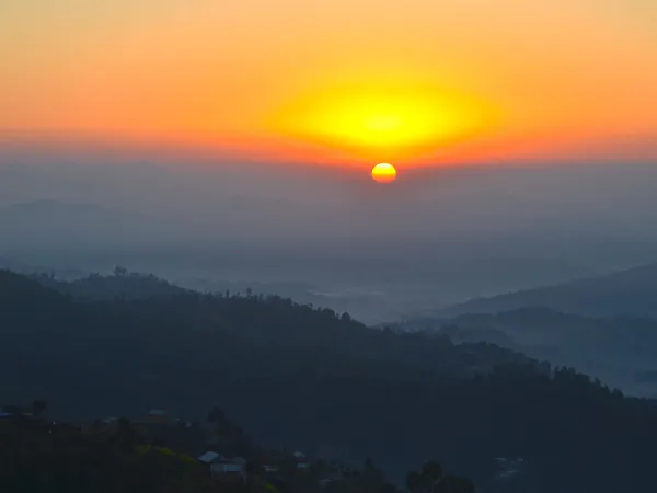 Balthali Village Trekking Sunrise Over Valley