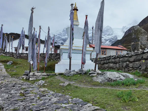 Buddhist Stupa Langtang Helambu Trek
