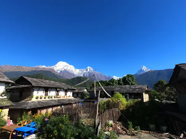 Ghandruk Traditional Houses Mountains 7