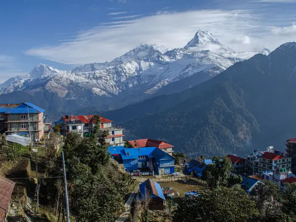 Ghorepani Village Annapurna View 5