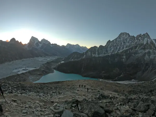 Gokyo Ri Panoramic View Lakes And Glacier