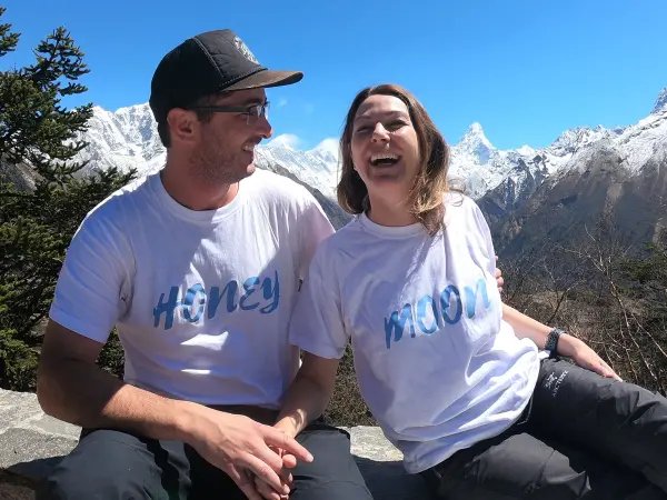 Honeymoon Couple Everest Viewpoint