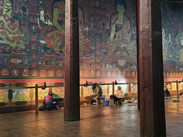 Jampa Lhakhang Monastery Wall Paintings Lo Manthang 2