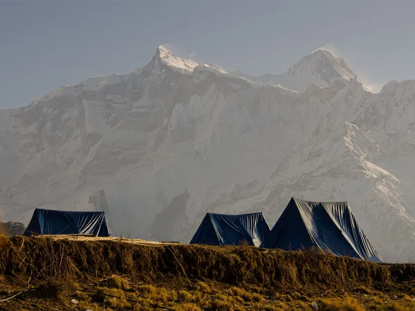 Khumai Danda Campsite Mountain View