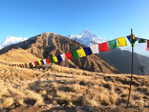 Khumai Danda Korchan Ridge Trail Fishtail View