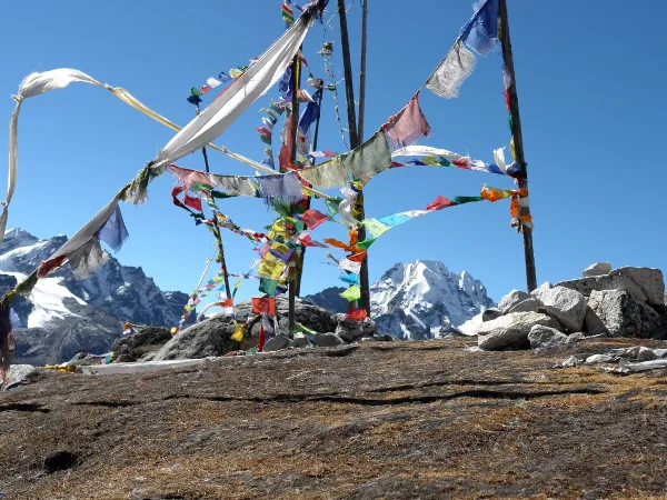 Langtang Valley Trek Viewpoint Buddhist Prayer Flags 2