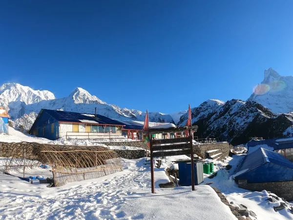 Mardi Himal High Camp Snow Teahouse