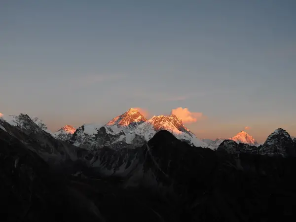 Mount Everest Sunset View
