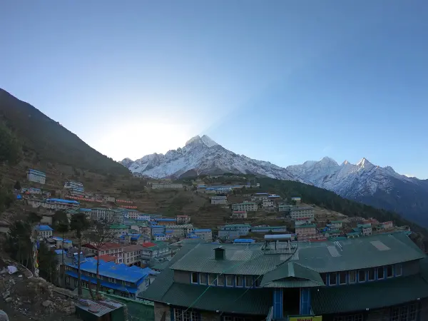 Namche Bazaar Everest Region View