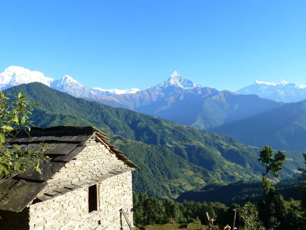 Traditional Stone House Dhampus Sarangkot Trek