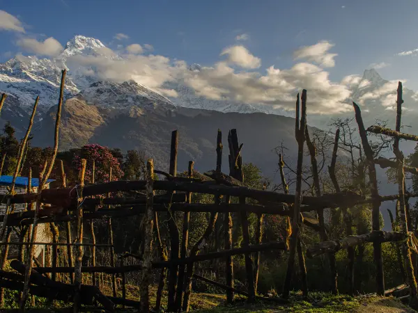 Traditional Wooden Fence Annapurna 2