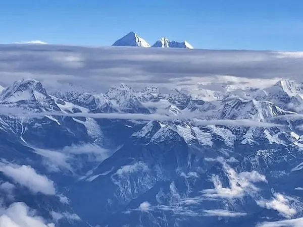 early morning scenic 1 hour mountain flight tour for the beautiful mt everest view