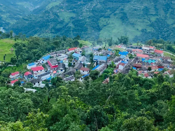 beautiful traditional homes from the sirubari village