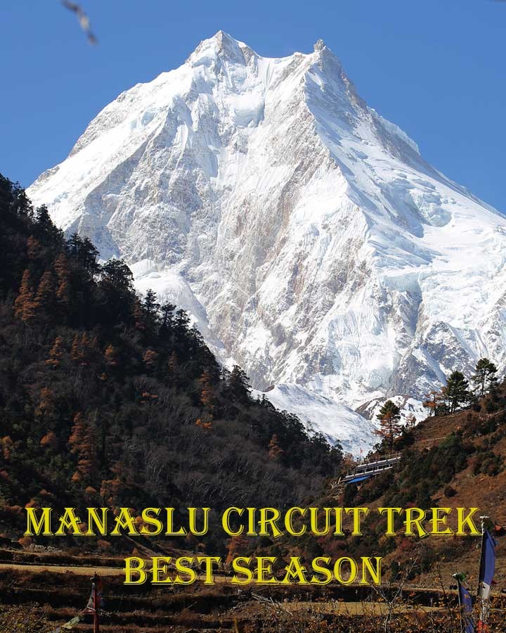 best time to trek manaslu circuit trek in spring season