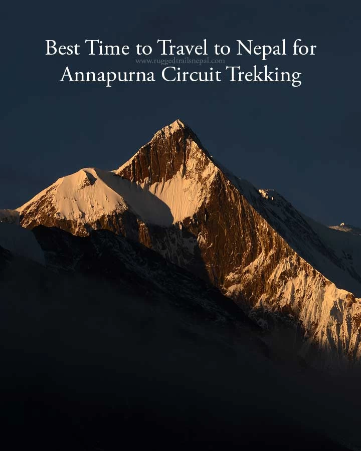 best time to travel to nepal for annapurna circuit trek