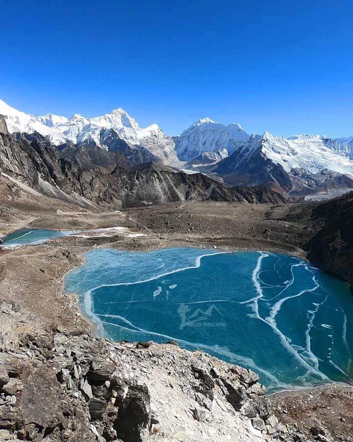 Best View point in Everest 3 High Passes Trek Kong Ma La Pass