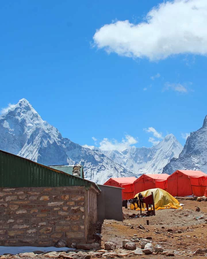 camping sites on everest base camp trek