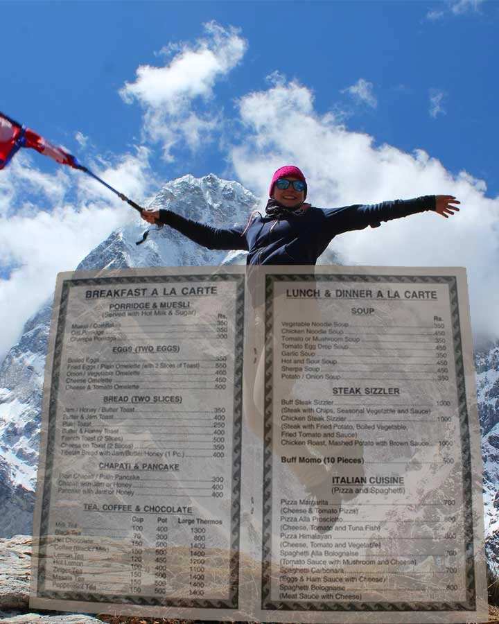 everest base camp tea house menu