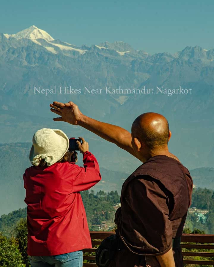 nepal hike near kathmandu nagarkot