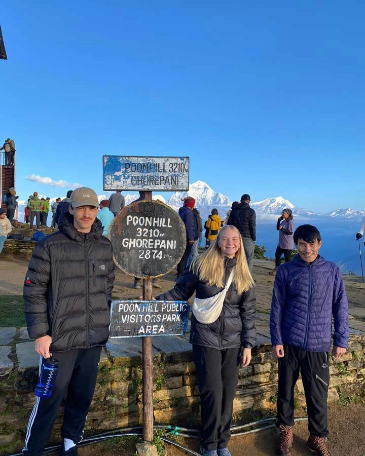 poon hill viewpoint annapurna foothills trek