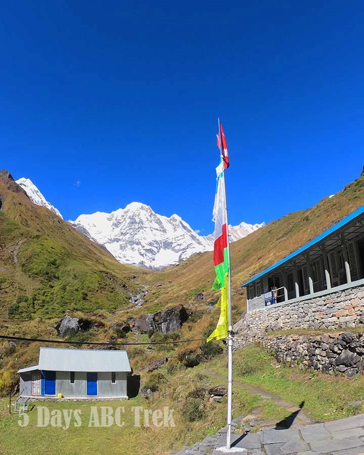 5 days annapurna base camp trek routes