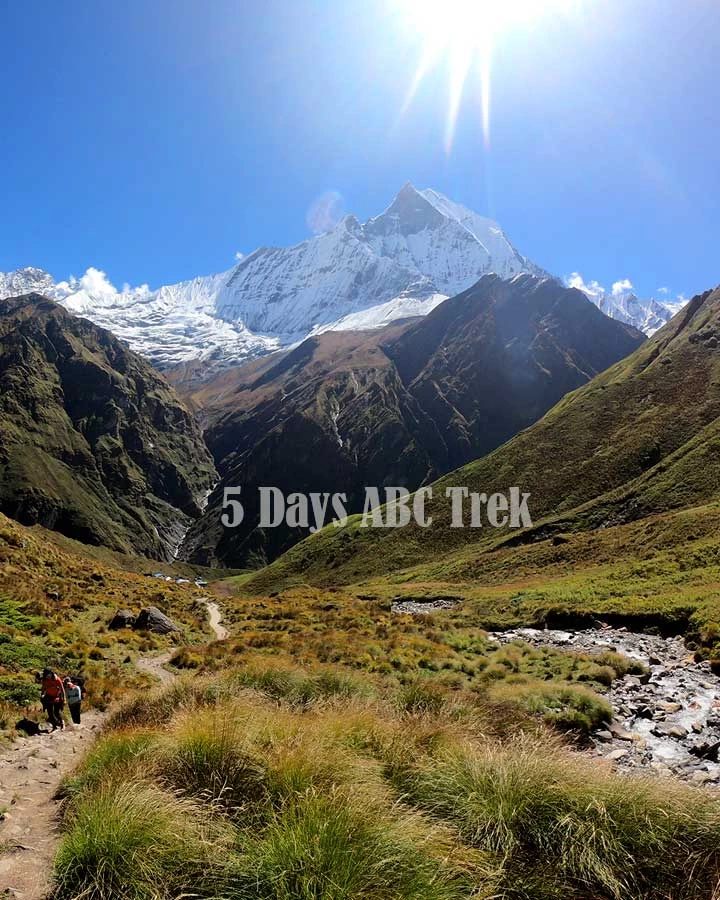 short 5 days annapurna base camp trek