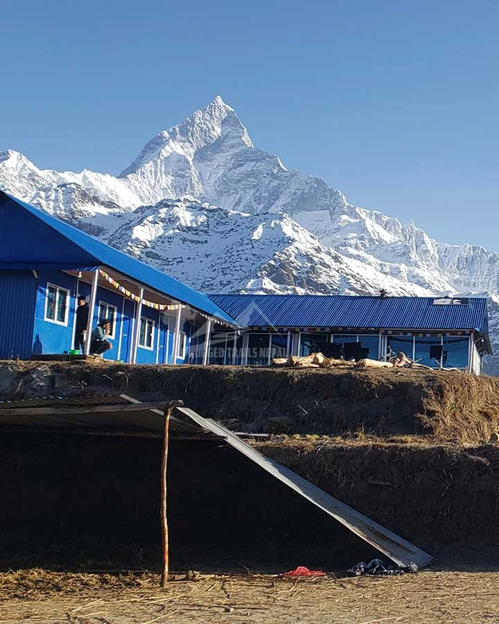 winter trek in pokhara nepal khumai danda trek