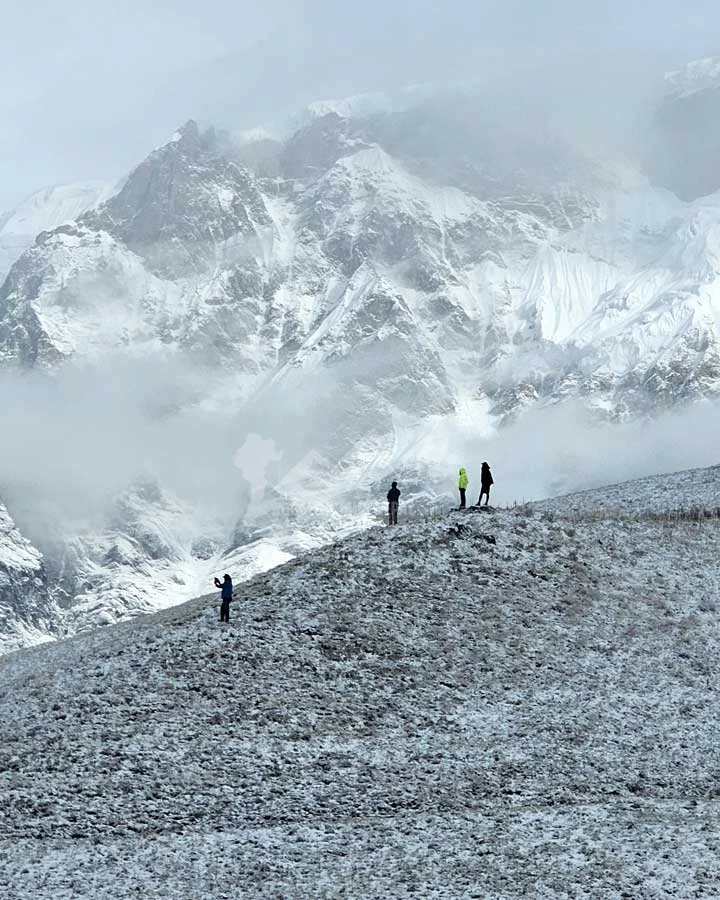 winter trek in pokhara nepal kori danda