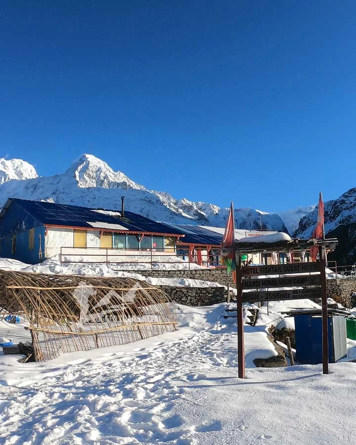 winter trek in pokhara nepal mardi himal